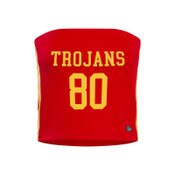 USC Trojans Women's Hype and Vice Cardinal #80 Trojans Jersey Tube Top